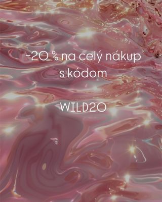 Blesková akcia! 🌸 Pripravili sme si pre Vás bleskovy kód WILD20 na celý eshop, ktorý je platný len do dnešnej polnoci,tak...