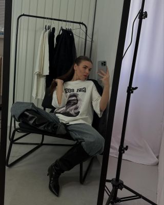 Girl Boss🖤 Oversize trička s rôznou potlačou nájdeš na www.wildwoman.sk