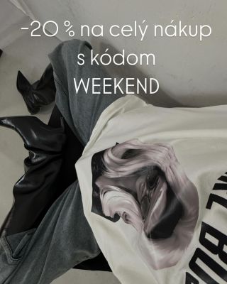 Pekný víkend ! 🖤 Kód je platný do konca nedele ! #weekend #ww